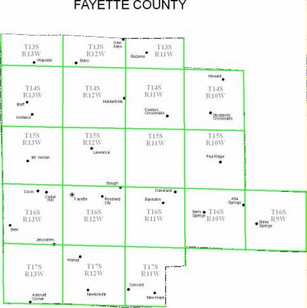 Property Ownership Maps of Fayette County, 1936